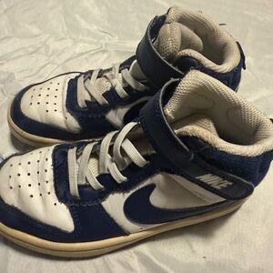 Nike Kids Navy and White Nike  Sneakers